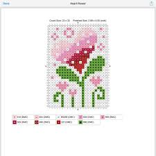 74х102 crosses (for canvas aida 14 is 14х19 cm) number of colors: Cross Stitch Card Valentine Flower Here Is Another Card I Created From A Picture On Pinterest I Am Very H Cross Stitch Cards Cross Stitch Cross Stitch Heart