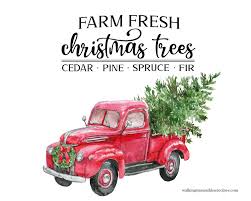 I'm not sure what it is about christmas that makes me fall in love with all things cute and vintage. Christmas Truck Printable Walking On Sunshine Recipes