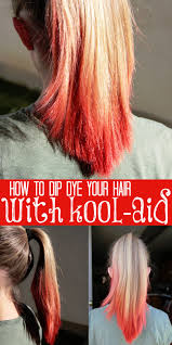 The powder form was created by edwin perkins in 1927 based upon a liquid concentrate called fruit smack. How To Dip Dye Your Hair With Kool Aid Tips From A Typical Mom