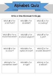 For esl learners and teachers. Alphabet Quiz 2 By World Of English Teachers Pay Teachers