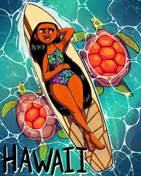 4 483 Likes 47 Comments Audity On Instagram It S Hawaii Fins This And Other Merch At My Store Audit Art Inspiration Drawing Cool Artwork Art Day