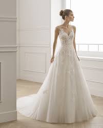 Wedding Dress Out Of Aire Barcelona Erin Silhouette A Line Neckline V Neck Floor In 2020 V Neck Wedding Dress Aire Barcelona Wedding Dresses A Line Wedding Dress