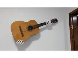 Hands Horizontal Sideways Guitar Wall Mount Hanger Holder Etsy Guitar Wall Guitar Hanging Guitars