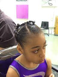 New Twist On A Low Bun African American Girl Natural Hair Styles American Girl