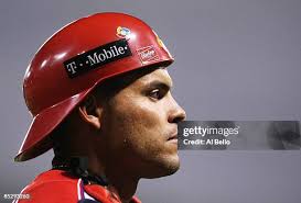 Randall Simon greets his teammate Yurendell DeCaster after scoring...  Fotografía de noticias