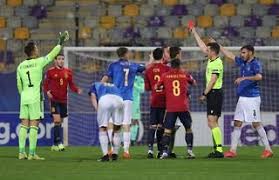 This page contains an complete overview of all already played and fixtured season games and the season tally of the national team spain u21 in the season overall statistics of current season. Barcelona News Oscar Mingueza Given Harsh Red Card For Spain U21 V Italy U21 Givemesport