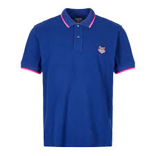 Polo Shirt Tiger Blue Pink