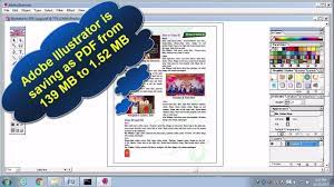 How To Save Adobe Illustrator File As Smaller Pdf Adobe Illustrator Pdf Adobe