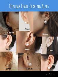 The majority of our returns and exchanges are due to the wrong size being ordered. Pearl Earring Size What Size Should I Choose Pearl Wise