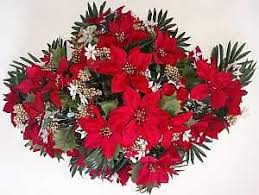 Christmas artificial flowers silk garland wreath diy decoration fake floral tool. Artificial Flower Arrangements For Cemeteries
