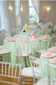 Baby Shower Party Ideas Photo 9 Of 17 Mint Green Baby Shower Mint Baby Shower Baby Shower Yellow