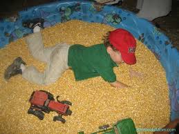 Kiddie Pool Filled With Field Corn Fall Fest Diy Kids Toys Fall Festival