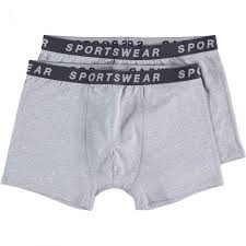 Pack compuesto por dos bóxers de punto, estampados a contraste en gris y marino. Boxer Sportswear De Hombre