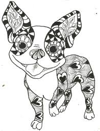 These coloring pages were inspired by a few photos of a boston terrier i had. Zentangled Boston Terrier Animal Coloring Pages Dog Coloring Page Zentangle Animals