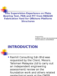 It operates in the professional, scientific, and technical services industry. Rb 6228 Rb 6228 Pile Tests Omsb Kuching Fabrication Yard Presentation For Kss Deep Foundation Structural Load