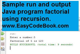 Mar 20, 2018 · java program for factorial of a number. Using Recursion In Java Find Factorial Of Number Easycodebook Com
