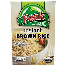 We pair proteins like chicken, eggs and beans with plenty of vegetables to create a balanced meal. Peak Instant Brown Rice Sodium Free 14oz Healthy Heart Market