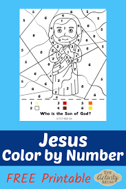 In christian scholarship, the book of signs is a name commonly given to the first main section of the gospel of john, from 1:19 to the end of chapter 12.it follows the hymn to the word and precedes the book of glory. The Activity Mom Jesus Color By Number Free Printable The Activity Mom