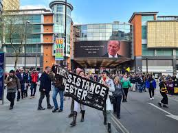 Properties to rent in manchester city centre. Dozens Of Protesters March Through Manchester City Centre Manchester Evening News