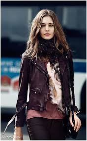 Hugo Boss Leather Jacket Leather Jackets Women Scarf Fashion Photography Fashion