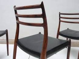 Rosewood Niels Otto Moller 78 Chair 1962 In Original Skai Leather Upholstery Leather Upholstery Furniture Chair