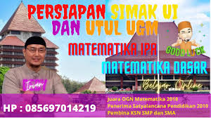 We did not find results for: Soal Dan Pembahasan Matematika Simak Ui Matematika Ipa My Blog