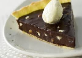 Tarte Au Chocolat Au Lait Glace Vanille Recette En 2020 Tarte Au Chocolat Recette Tarte Chocolat Recette Dessert Chocolat