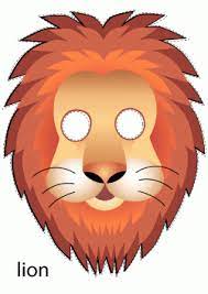 Aslan Maskesi Kalibi Okuloncesitr Preschool Kindergarten Maskeler Hayvan Hayvan Boyama Sayfalari