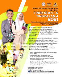 Maybe you would like to learn more about one of these? Majlis Amanah Rakyat Permohonan Ke Maktab Rendah Sains Mara Mrsm Bagi Tingkatan 1 Dan 4 Sesi 2021 Dibuka Pada 24 Ogos 2020 Isnin Jam 9 00 Pagi Sehingga 4 Disember 2020 Sila