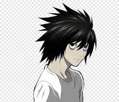 Light Yagami Near Ryuk Death Note Lio Gloss Wajah Rambut Hitam Png Pngegg