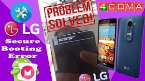 En octopus lg aparece soportado y hace todo el proceso de unlock exitoso. Fixed Secure Booting Error Lg Ls665 Tribute 2 By 4cdma