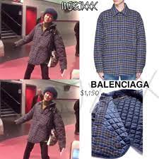 Gdstyle Sur Twitter Gdstyle Balenciaga Check Plaid Padded Flannel Oversized Shirt Jacket 1 150 Sold Out Gdragon Gd Https T Co I13xr4kznv Twitter