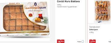 bim cevizli kuru baklava ve sekerpare tatlilari ramazan ayina ozel satiliyor kadinca fikir kadinca fikir ramazan cocukluk kursun