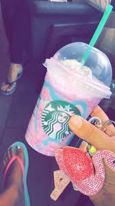 Unicorn Birthday Cake Starbucks Drinks The Unicorn Frappe Tastes Like Bubblegum Frappe Starbucks Coffee Drinks Unicorn Cake