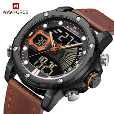 Buy NaviForce NF9172 - Orange/Brown Watch Online at Best Price in Nepal -  NaviForce Nepal