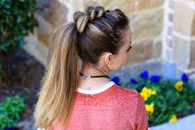 Whether you are looking for waterfall braids, french braids, fishtail. Pull Thru Ponytail Cute Girls Hairstyles