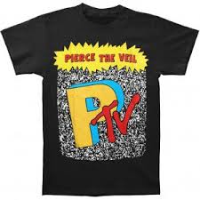 Pierce The Veil Ptv Logo T Shirt Rockabilia Pierce The