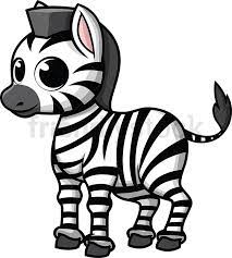 2758x2165 how to draw a zebra drawing step by step easy drawings fun2draw. Cute Baby Zebra Cartoon Vector Clipart Friendlystock Zebra Cartoon Baby Animal Drawings Baby Zebra