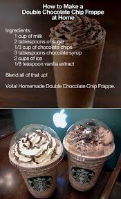 Dark Chocolate Chip Frappe Coffee Drink Recipes Starbucks Recipes Frappe Recipe