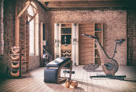 Nohrd I Waterrower Space Saving Fitness Equipment Design Sleek Minimal Bike Weights Workoutbench Workou Gym Room At Home Home Gym Design Home Gym Decor
