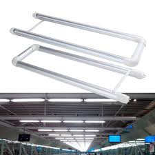 Ac85 265v 18w U Bent Daylight White Led Glass Bulb T8 Led Tube Lights 96leds Smd2835 Hot Used For Supermarket School Lighting T8 U Tube 18w