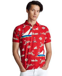 Classic Fit Nautical Bear Polo Free Delivery Karate Naxcivan Az