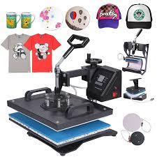 Mophorn Heat Press 5 In 1 Multifunction Sublimation Heat Press Machine Desktop Iron Baseball Hat Press 1400w D Best Heat Press Machine Heat Press T Shirt Press