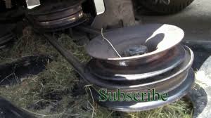 Craftsman riding lawn mower tractor model no 917.271530 w/ 42 cut de. Craftsman Pto Belt Replacement Youtube