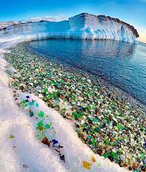 Stunning Colorful Glass Pebble Beach At Ussuri Bay Design Swan Sea Glass Beach Beautiful Beaches Most Beautiful Beaches