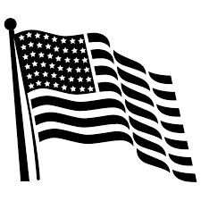 Download America Flag Bw And Colored Svg Cut File Free Svg Files