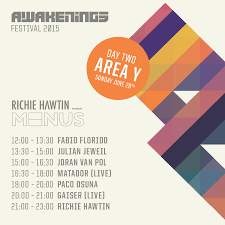 It's a lineup so hard and heavy, it's blacker than the center of a blackhole. Awakenings Festival 2015 Hennesy Cc