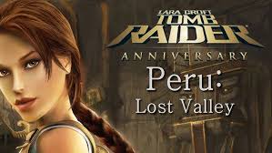 Tomb Raider Anniversary: Peru- Lost Valley (Shotgun location & T-Rex  battle!)