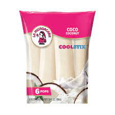 If a person eats half a cup, approximately the amount in th. La Michoacana Cool Stix Coconut Frozen Treats Shop Ice Cream At H E B