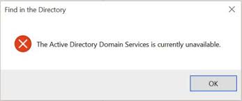 The Active Directory Domain Services Is Currently Unavailable Solved Drivers Com